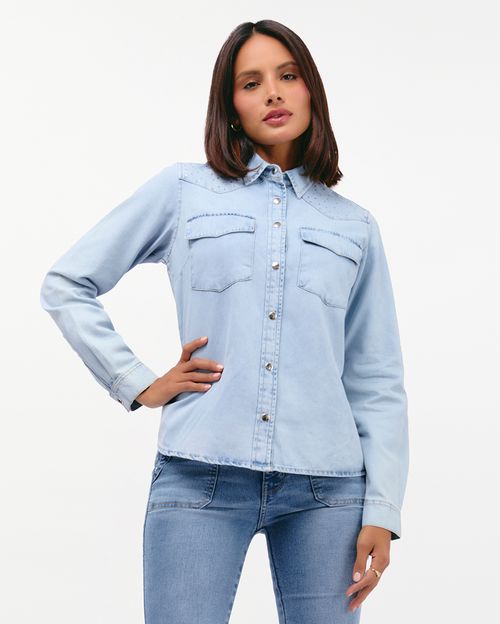 Blusa Mujer Perla Total Light Bleach