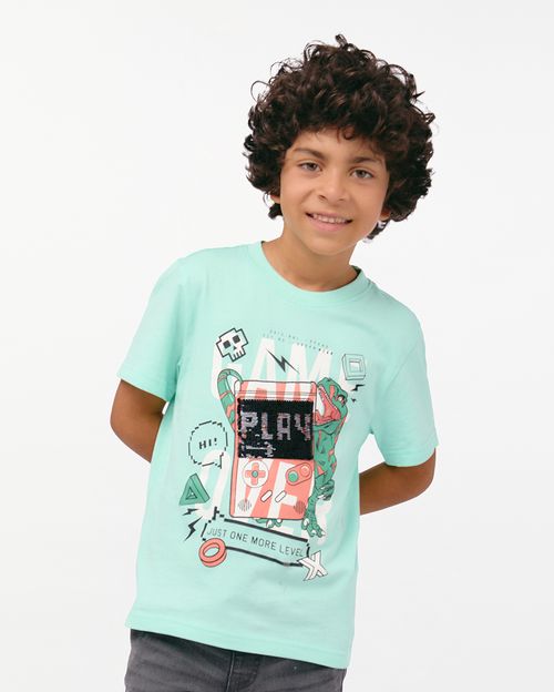 Polo Niño Eros Verde Agua