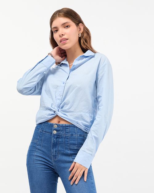 Blusa Mujer Darelle Celeste