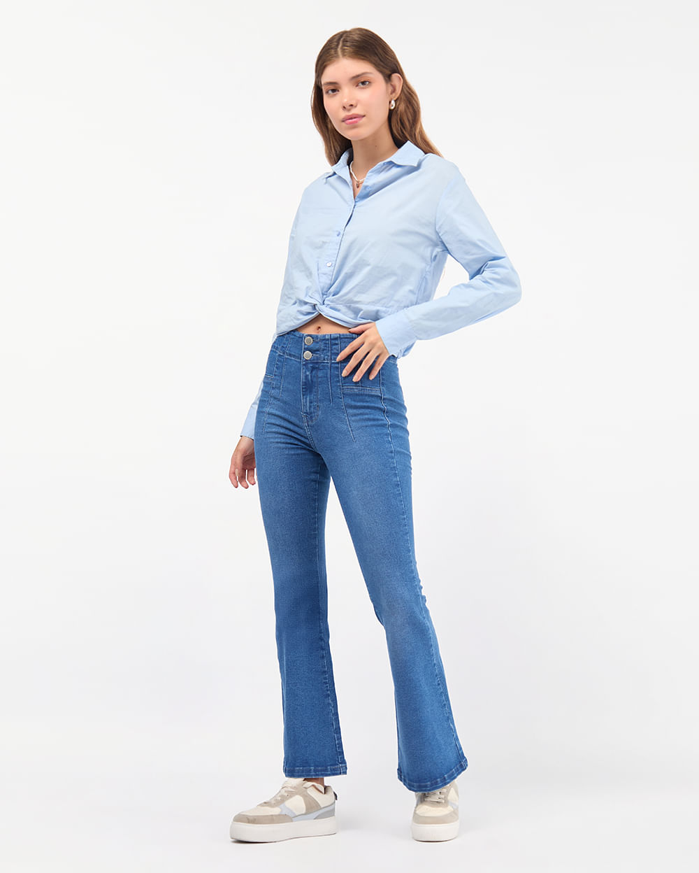 Blusa-Mujer-Darelle-Celeste-S