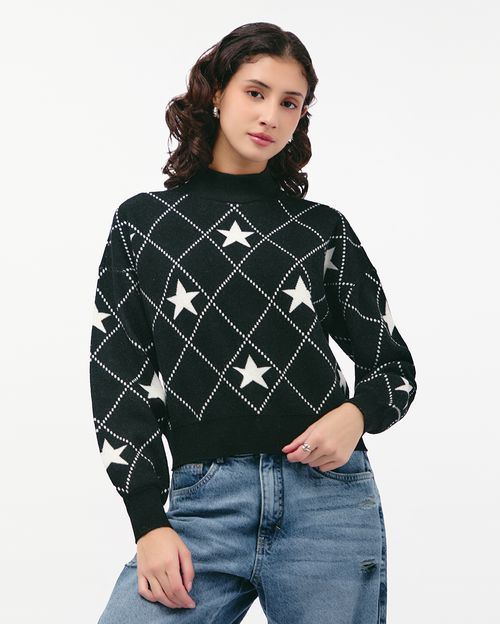 Chompa Mujer Galia Negro