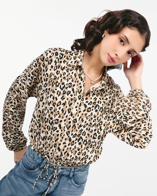 Blusa Mujer Ginger Beige