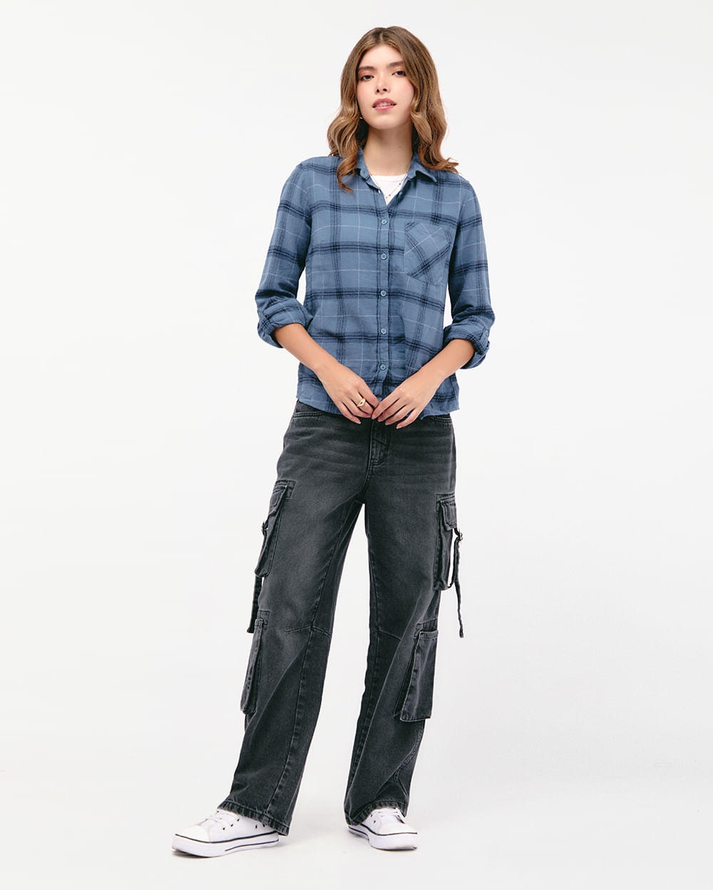 Blusa-Mujer-Betsa-Acero-Denim-S