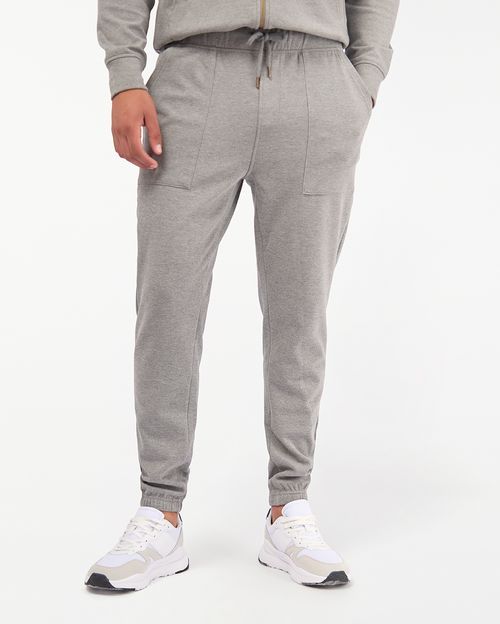 Jogger Hombre Leo Gris Melange