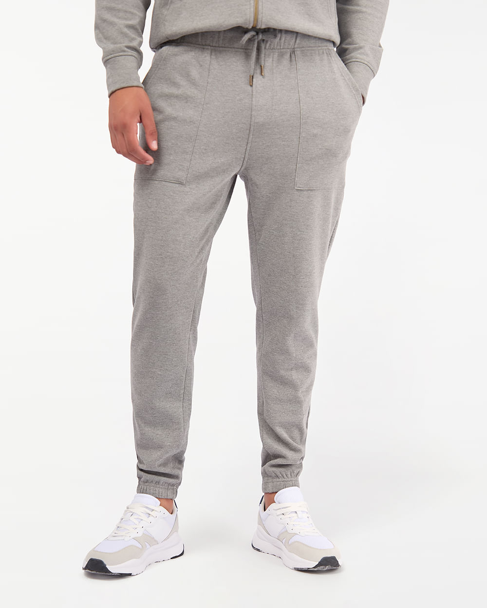 Jogger-Hombre-Leo-Gris-Melange-M
