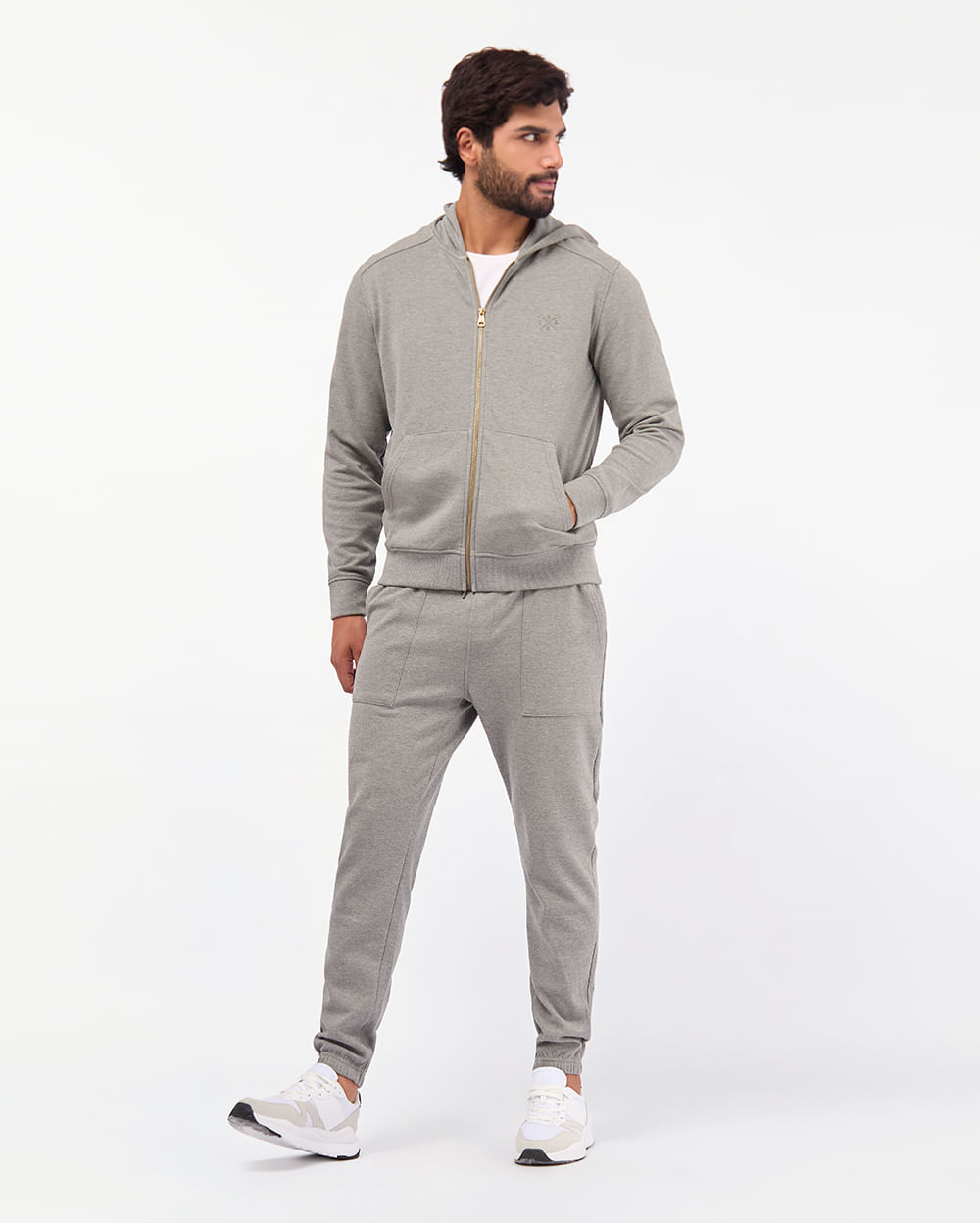 Jogger-Hombre-Leo-Gris-Melange-M