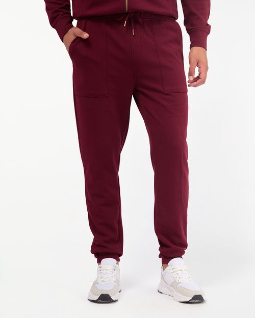 Jogger Hombre Leo Guinda Shadow