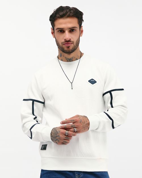 Polera Hombre Jimmy Blanco Optico