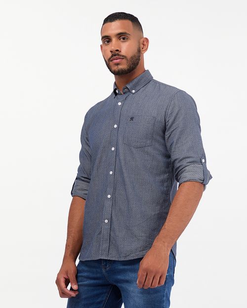 Camisa Hombre Jock Acero Denim