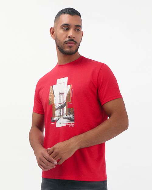 Polo Hombre Ronald Rojo Flama