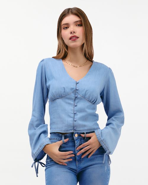 Blusa Mujer Alys Total Dirty Bleach