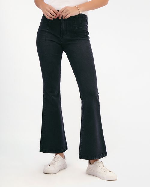 Jean Mujer Ginebra Stone Negro