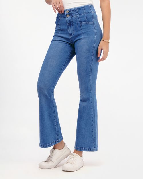 Jean Mujer Ginebra Total Cristal