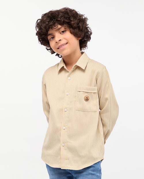 Camisa Niño Samir Beige Tapioca