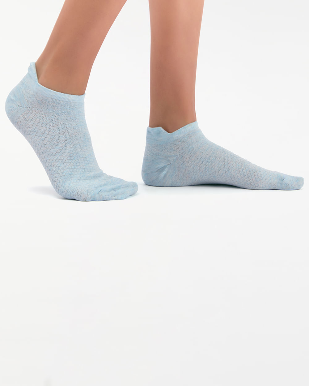 Calcetines-Pack-X-3-Mujer-Brianna-Melange-Indigo-Azul-U