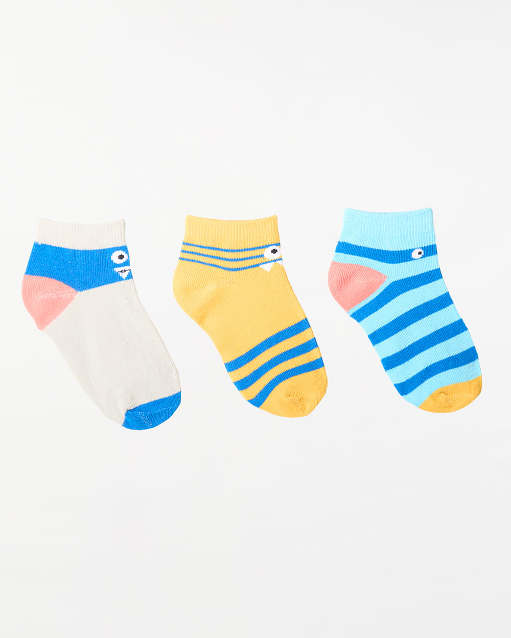 Calcetines-Pack-X-3-Niño-Milcar-Azul-Melange-Blanco-06