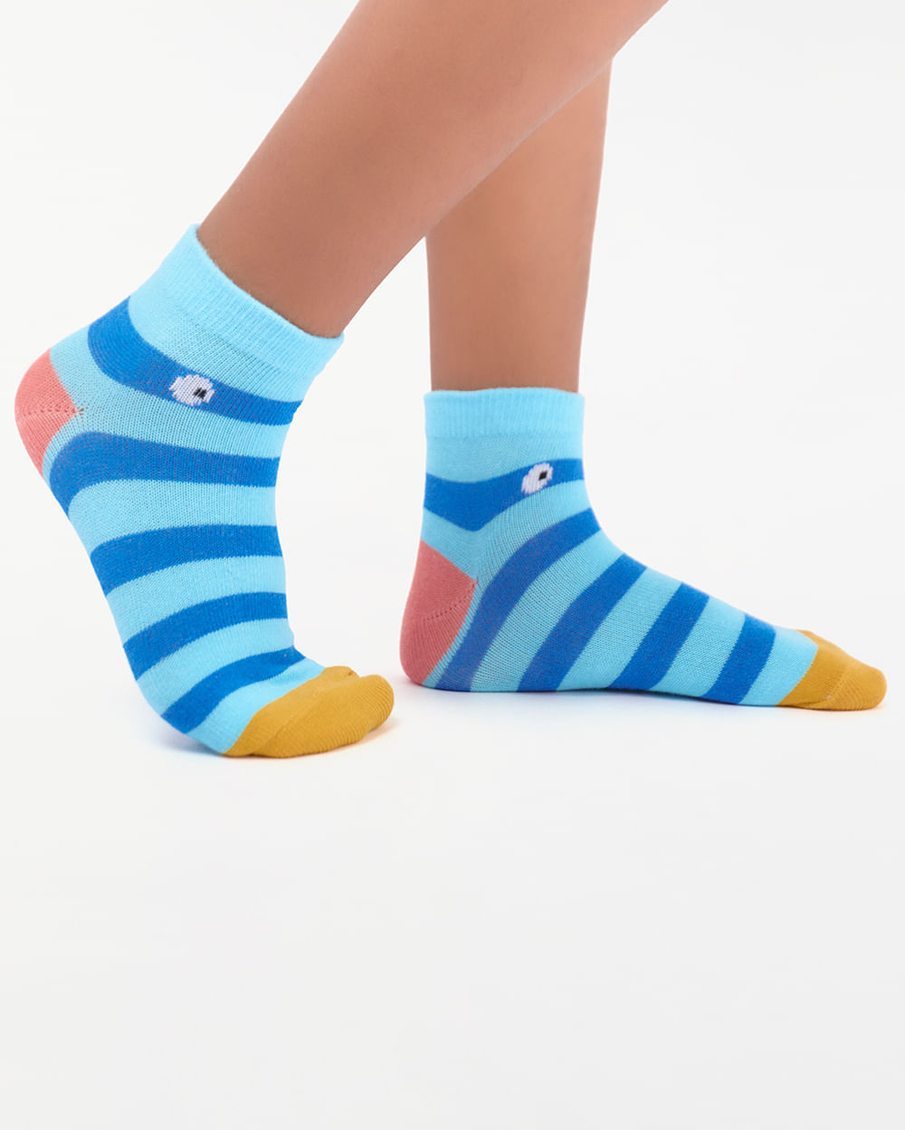 Calcetines-Pack-X-3-Niño-Milcar-Azul-Melange-Blanco-06