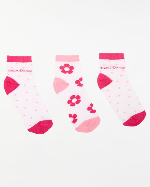 Calcetines Niña Mora Rosa Silver