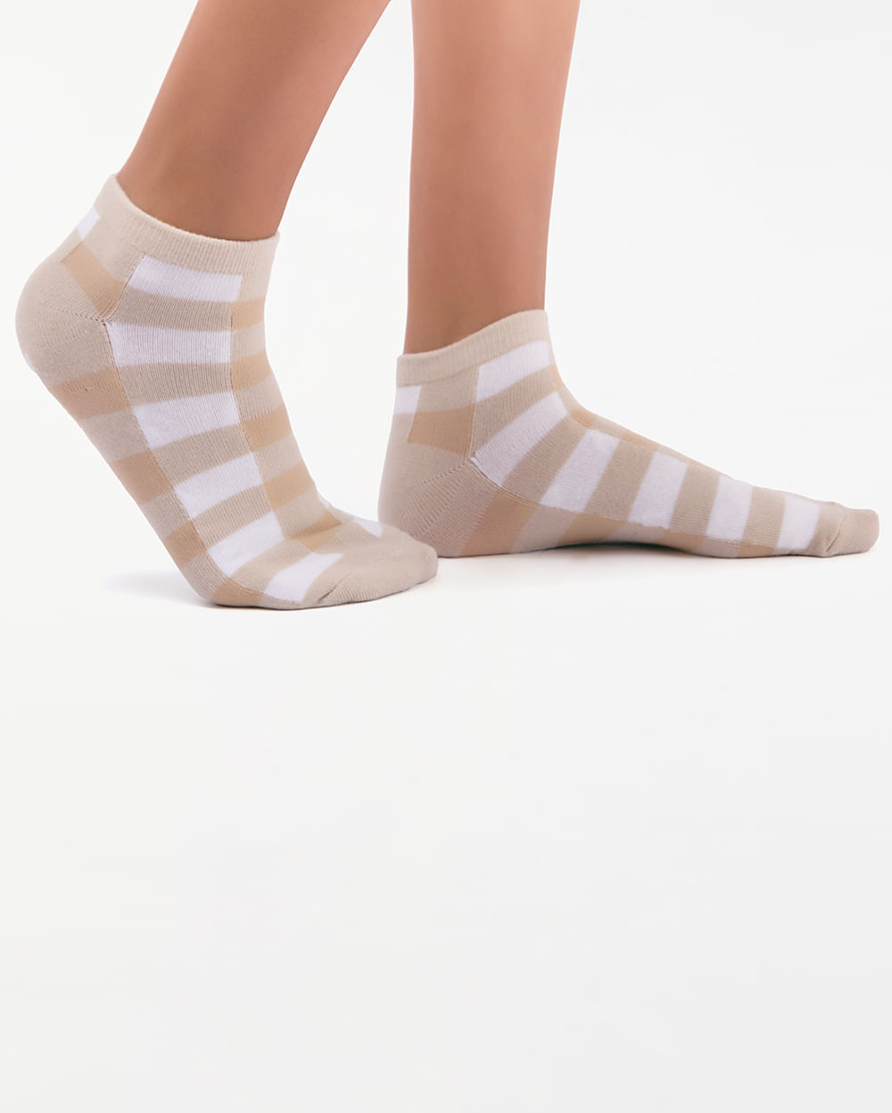Calcetines-Pack-x-3-Mujer-Lili-Beige-Blanco-Beige-Latte-U