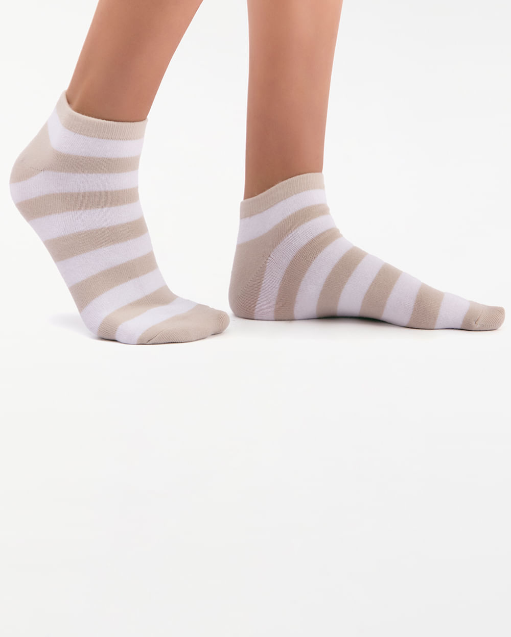 Calcetines-Pack-x-3-Mujer-Lili-Beige-Blanco-Beige-Latte-U