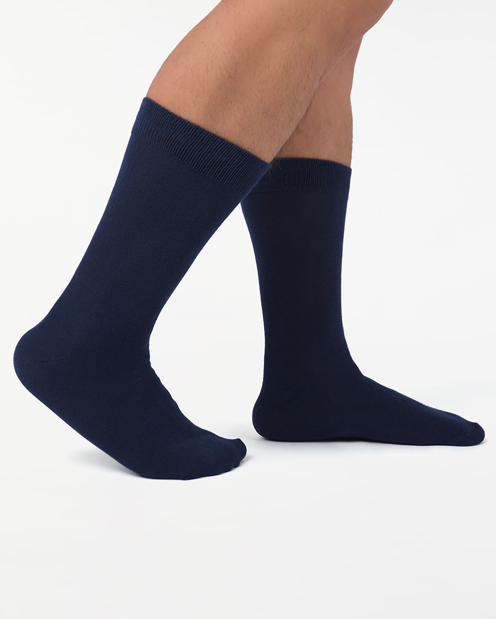 Calcetines-Pack-X-2-Hombre-Formal-Azul-Nautico-U