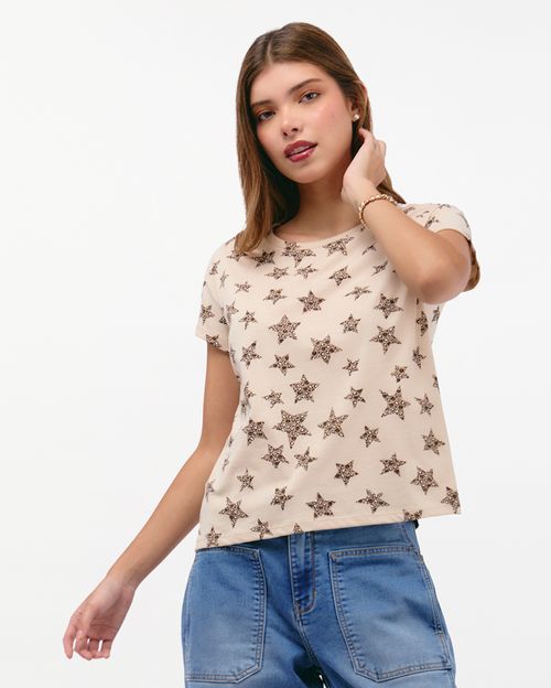 Polo Mujer Main Beige Crema