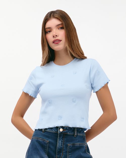 Polo Mujer Kate Celeste Claro
