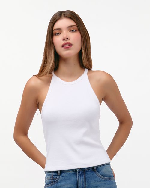 Top Mujer Ciruela Blanco