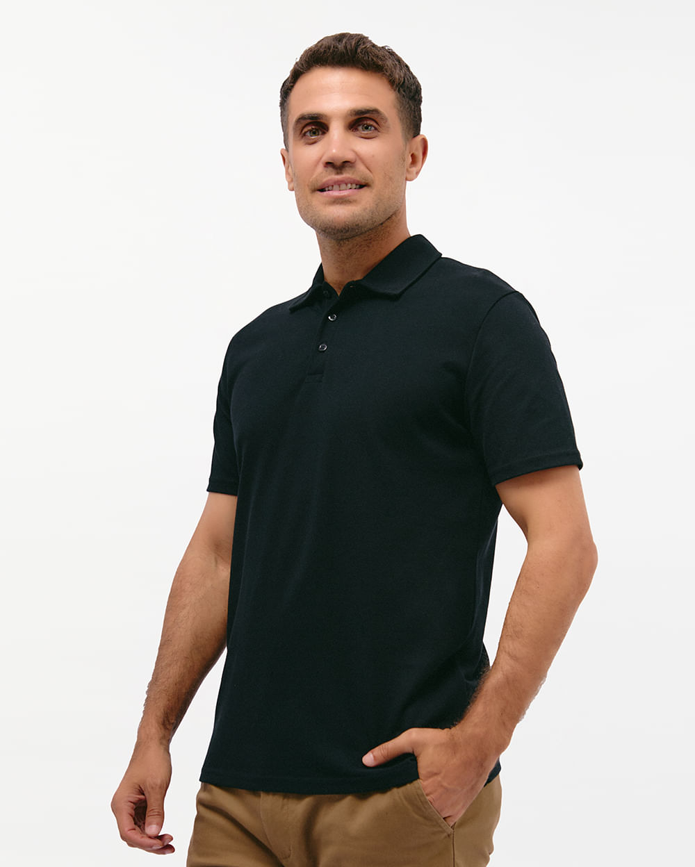 Polo-Cuello-Camisa-Hombre-Joan-Negro-M