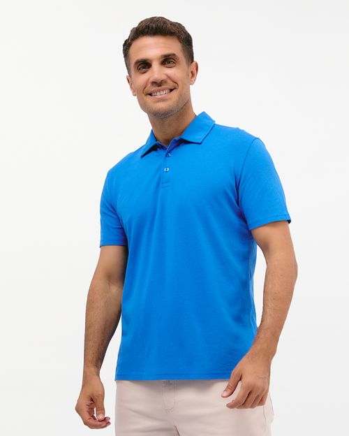 Polo Cuello Camisa Hombre Joan Azul Victoria