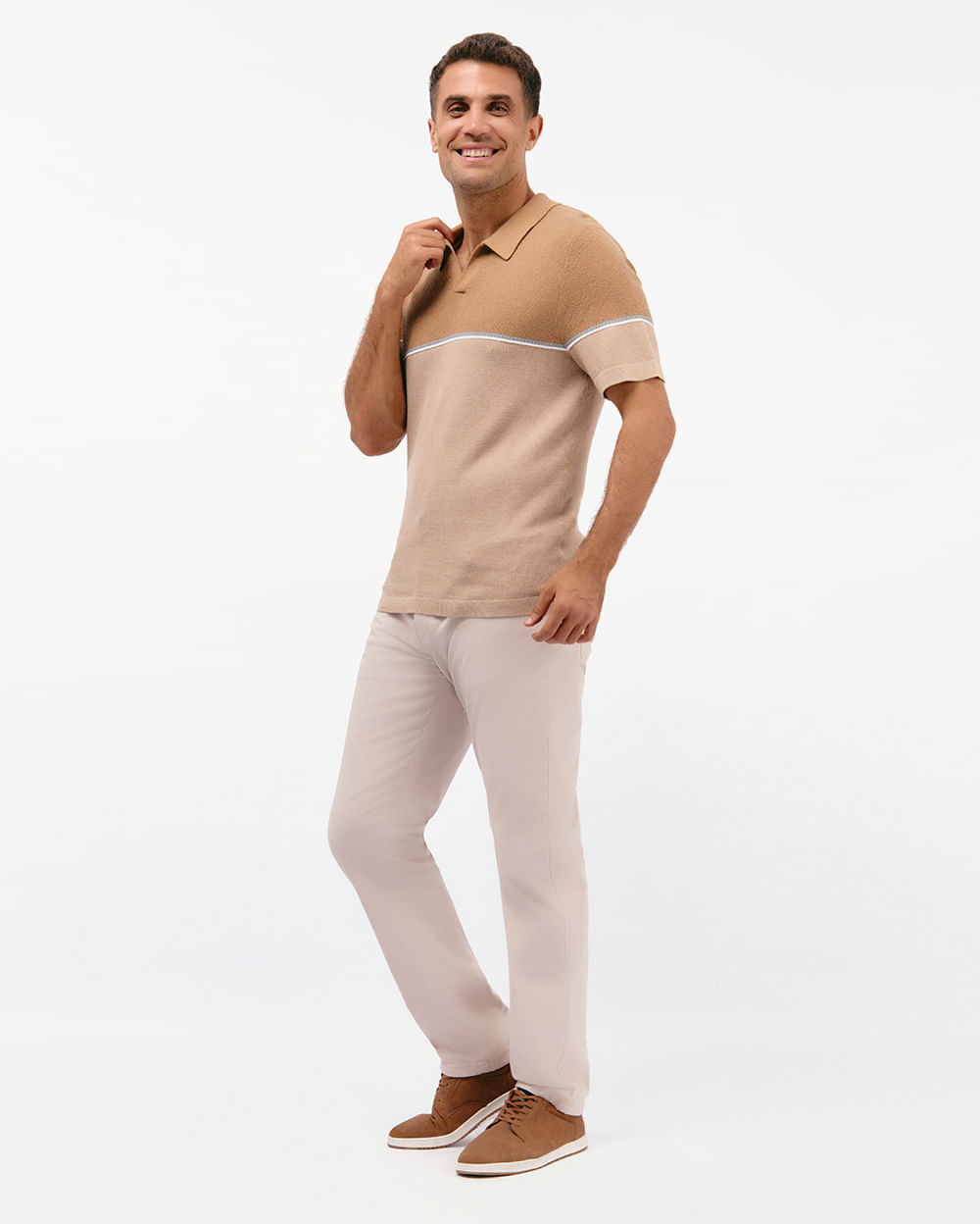 Polo-Cuello-Camisa-Hombre-Nando-Beige-Arena-M