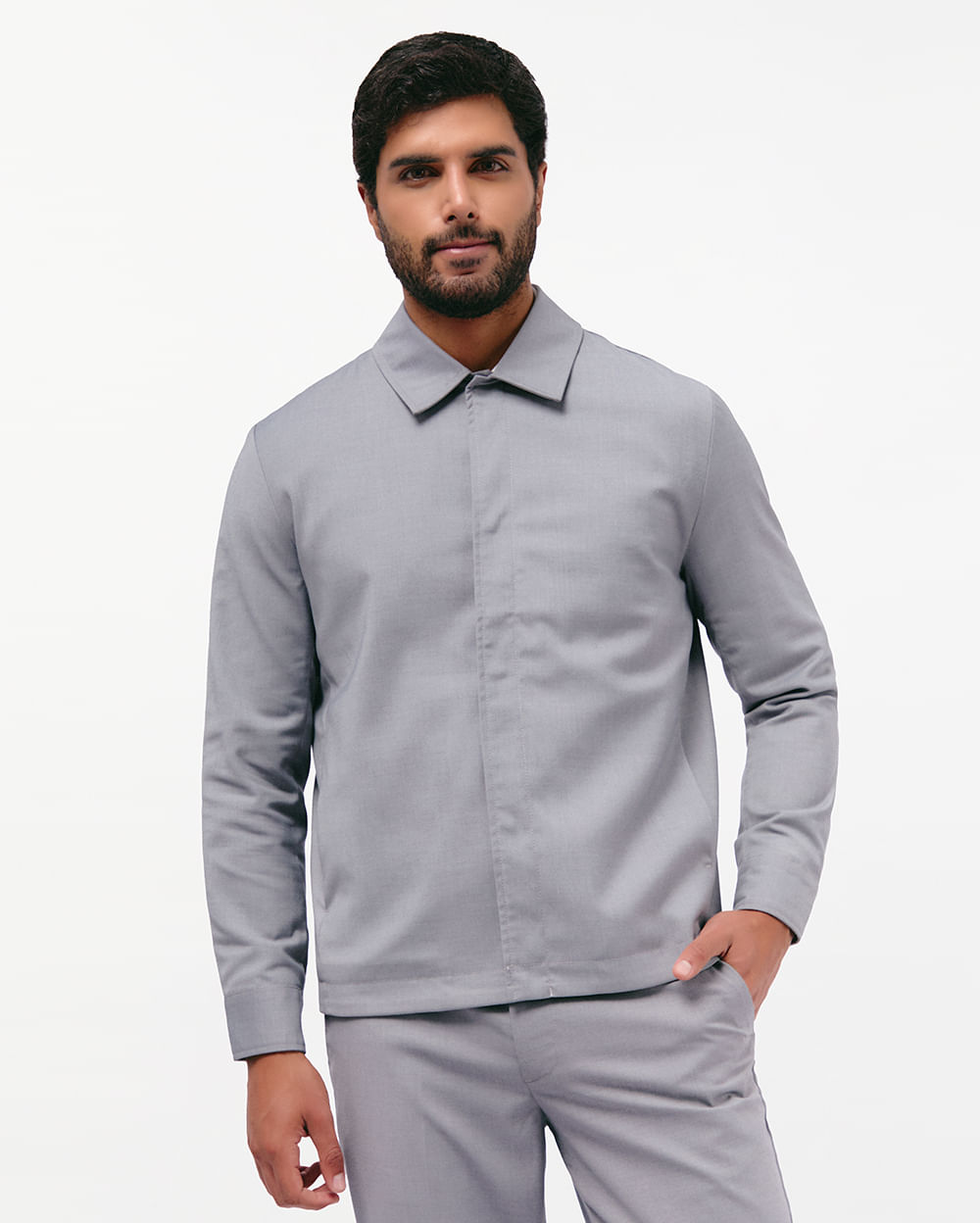 Casaca-Hombre-Hazal-Gris-Claro-M