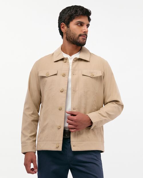 Casaca Hombre Moris Beige Arena