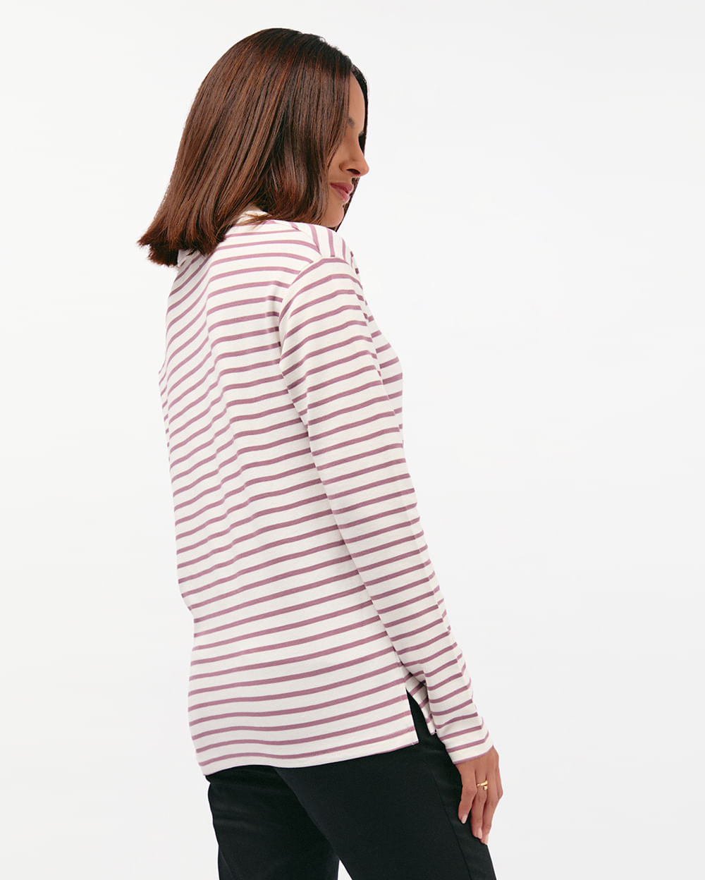 Polo-Mujer-Lisa-Malva-Oscuro-S
