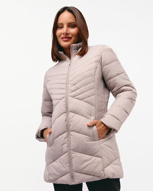Casaca Mujer Nico Plateado