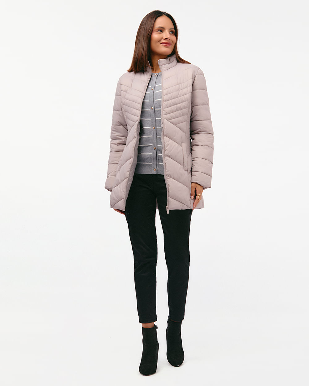 Casaca-Mujer-Nico-Plateado-S