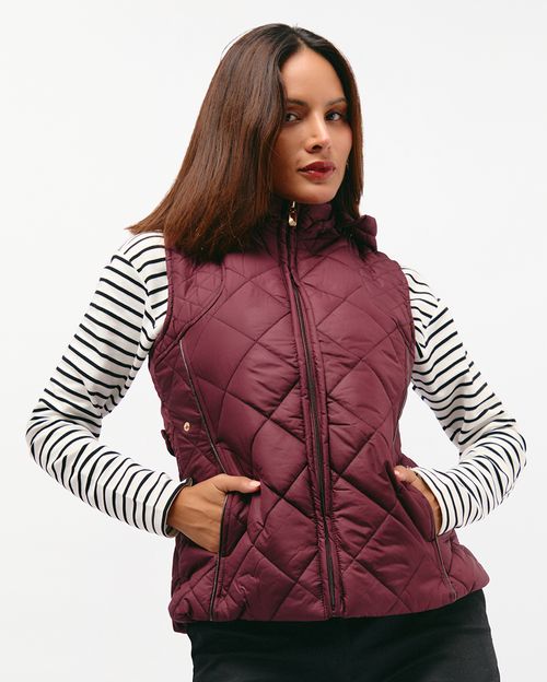 Chaleco Mujer Paola Guinda