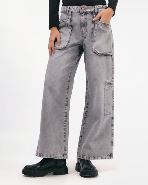 Jean Mujer Kristen Total Light Gray