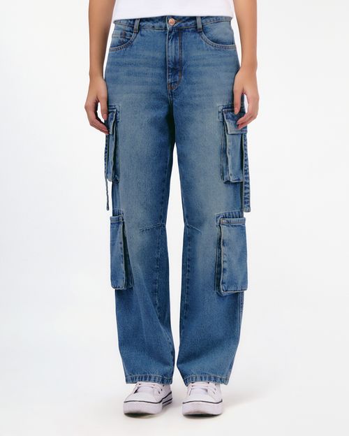 Jean Mujer Ariel Total Bleach Beige
