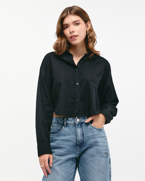 Blusa Mujer Nataniel Negro