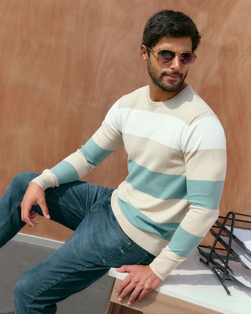 Chompa Hombre Elyan Beige Arena