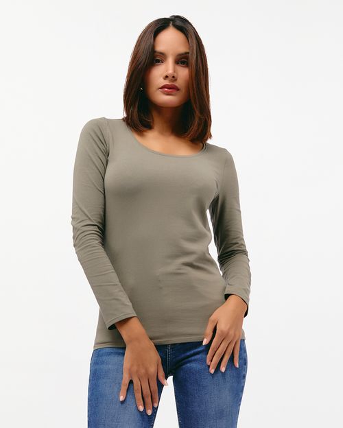 Polo Mujer Maricielo Core Verde Dusty