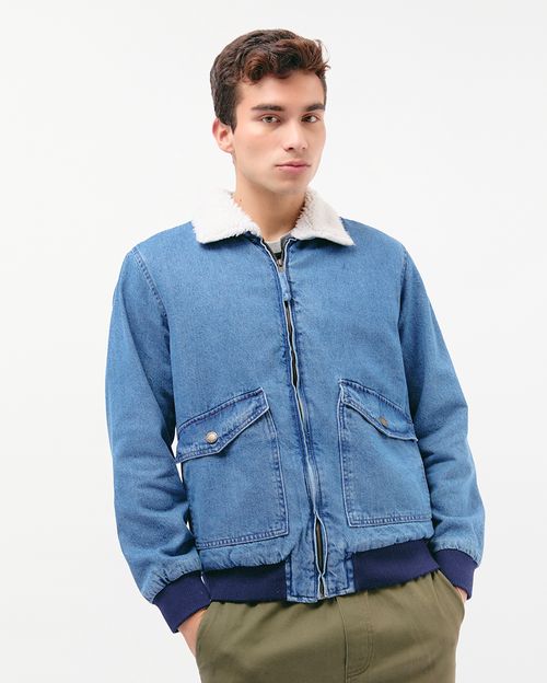 Casaca Hombre Skull Medium Wash