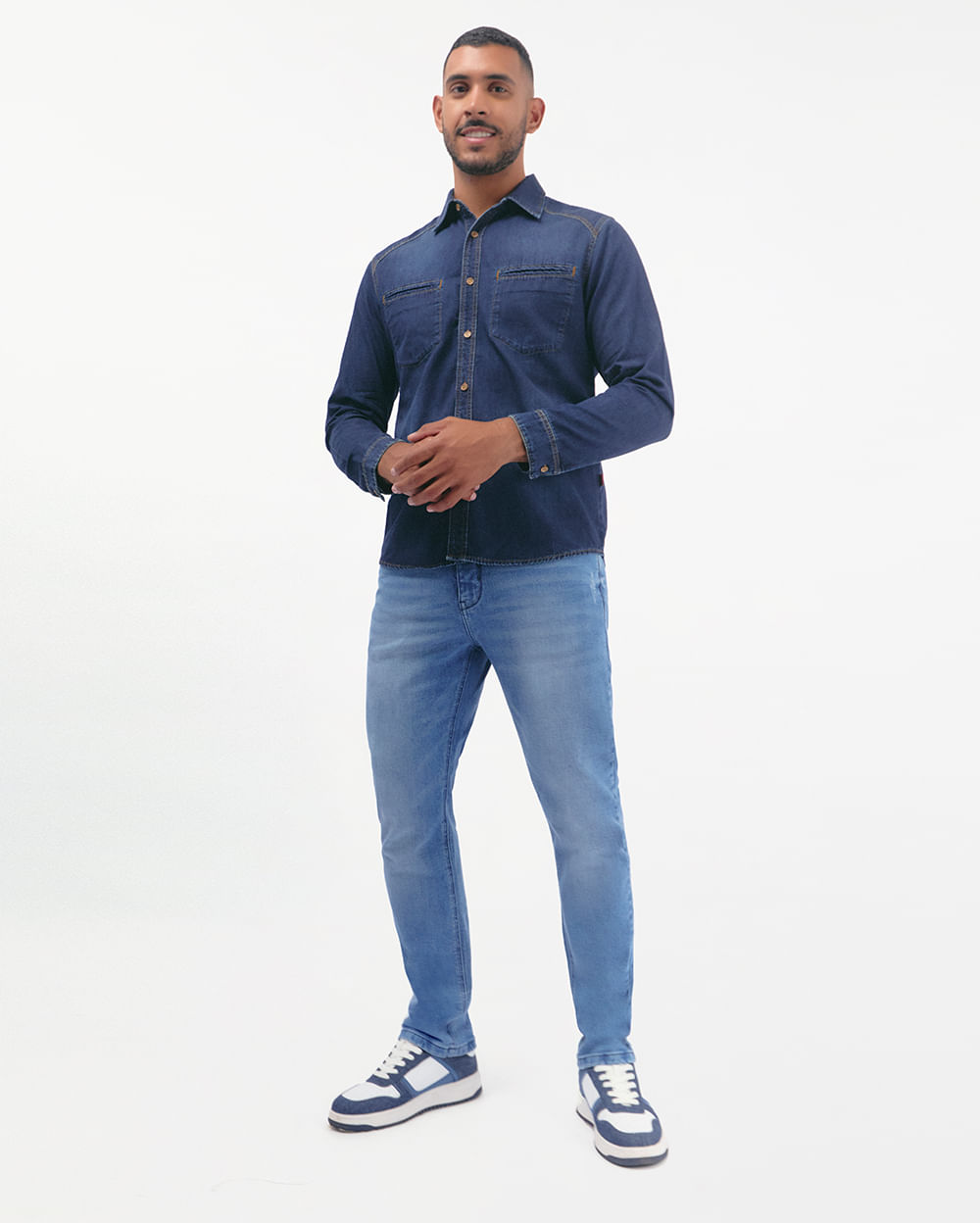 Camisa-Hombre-Larry-Total-Stone-Green-M