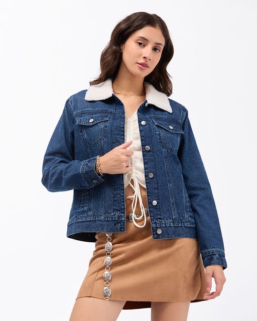Casaca Mujer Melina Medium Wash