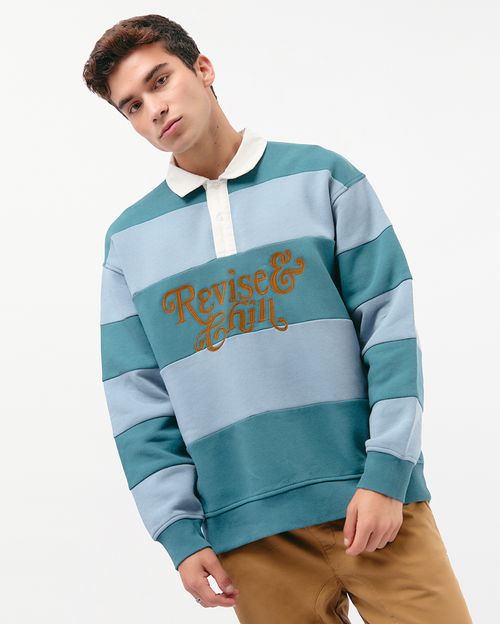 Polera Hombre Loute Acero Denim