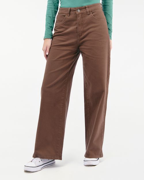 Pantalón Mujer Cielo Beige Oscuro