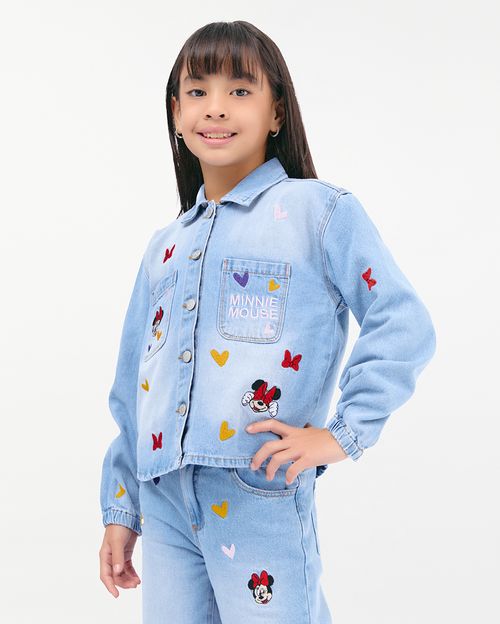 Casaca Niña Inde Light Wash