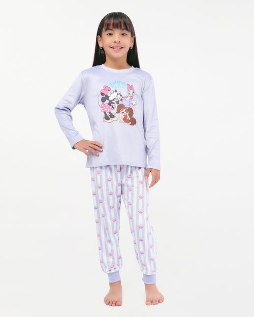Pijama Set 2 Piezas Niña Almudena Lila Ice/Coco