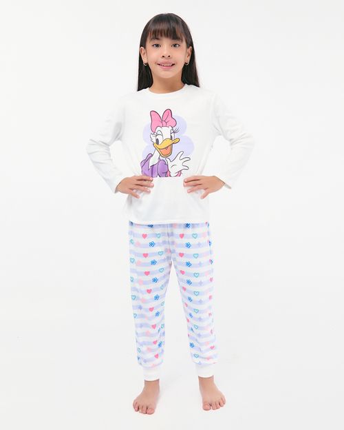 Pijama Set 2 Piezas Niña Almudena Blanco